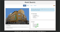 Desktop Screenshot of hotelbeatriz.info